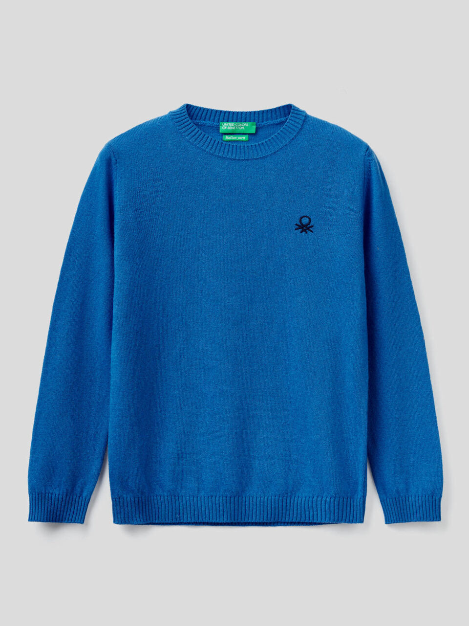 Sweater in cashmere and wool blend image number 1