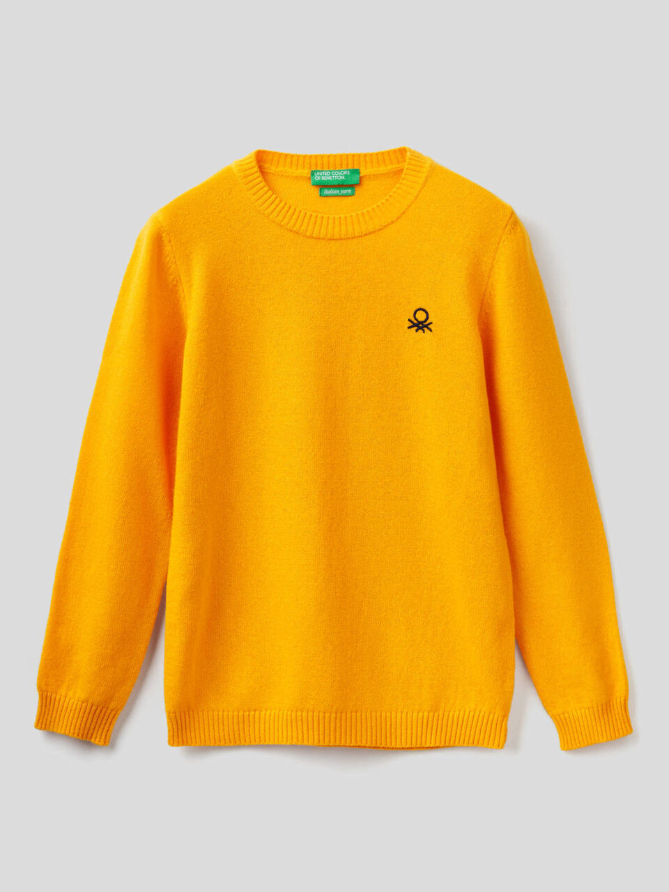 Sweater in cashmere and wool blend image number 1