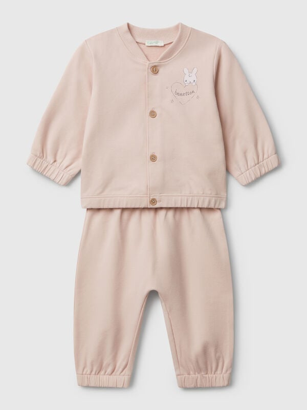 Sweat cotton outfit New Born (0-18 months)