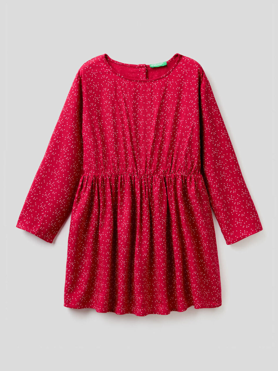 Patterned dress in sustainable viscose image number 1