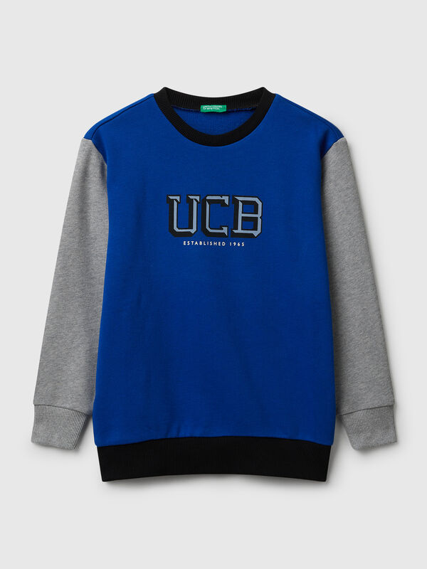 Cotton sweatshirt with logo Junior Boy