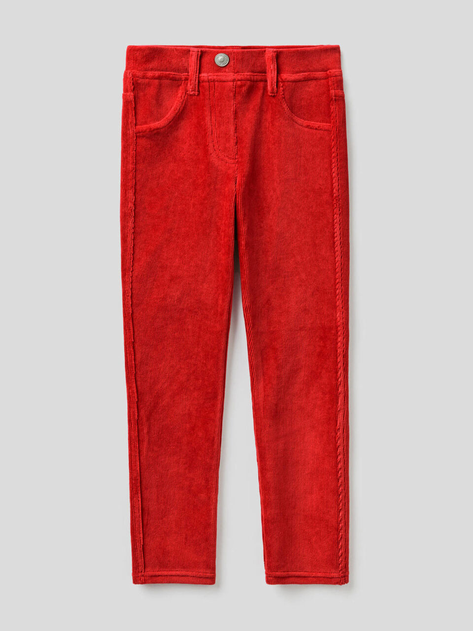 Super skinny chenille trousers image number 1