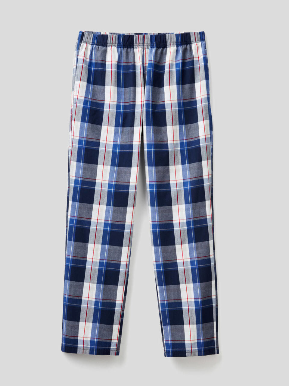 Check cotton trousers image number 1