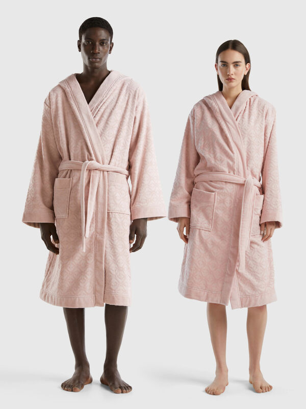Monogrammed bathrobe