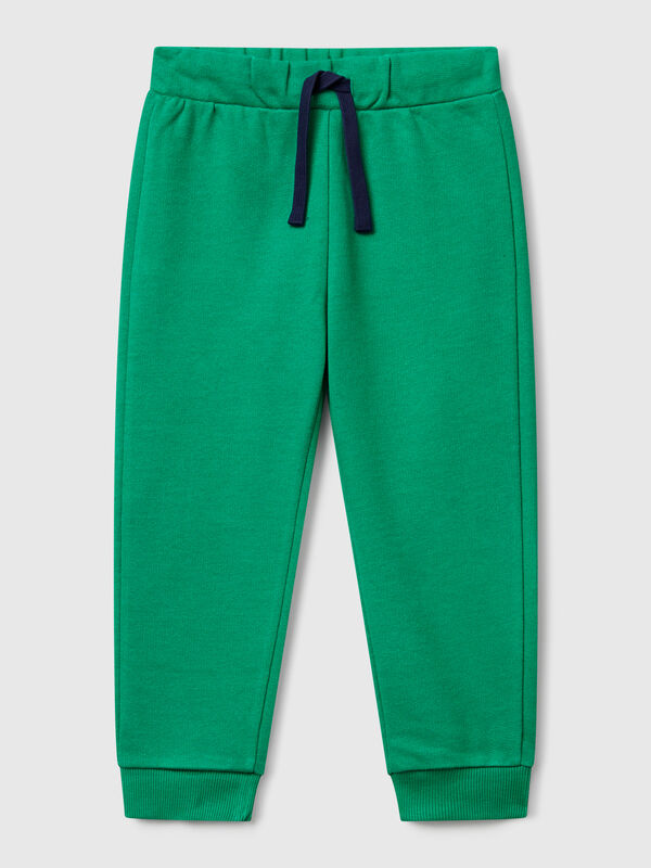 Cotton trousers with logo Junior Boy