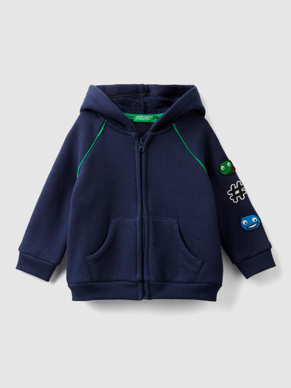 Hoodie with patch image number 1