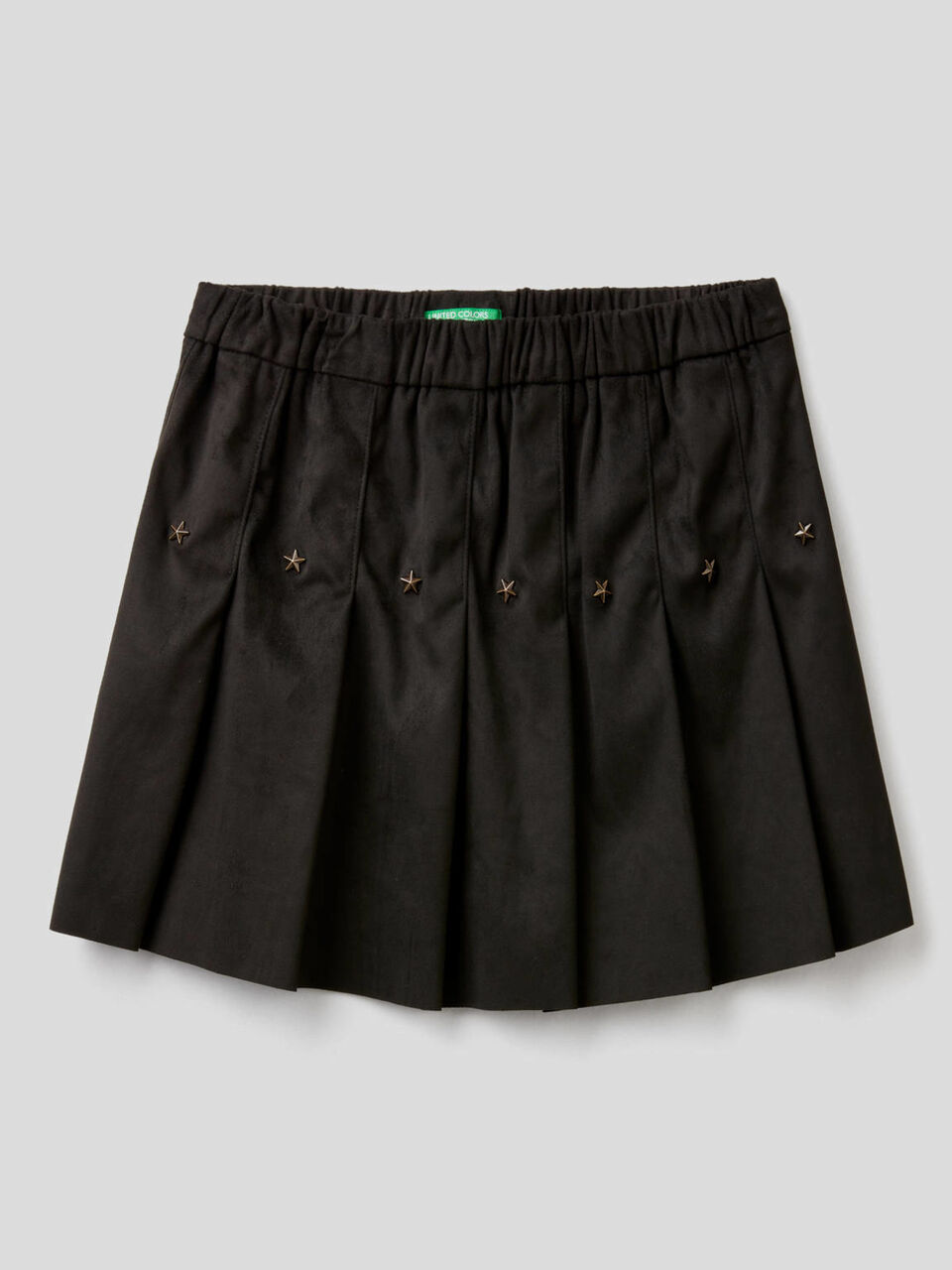 Pleated skirt with studs image number 1