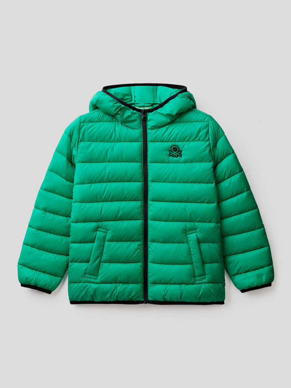 Padded jacket with hood image number 1
