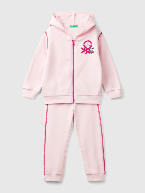 Sweat tracksuit in 100% cotton Junior Boy