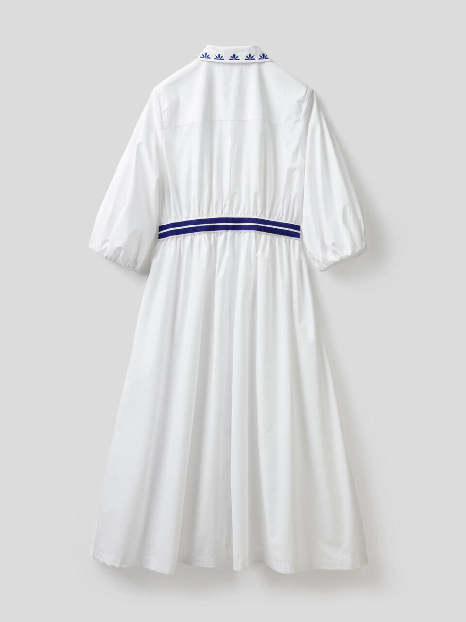 Shirt dress with embroidery image number 2