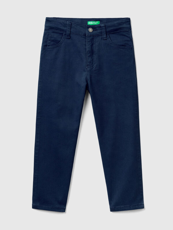 Five-pocket stretch trousers