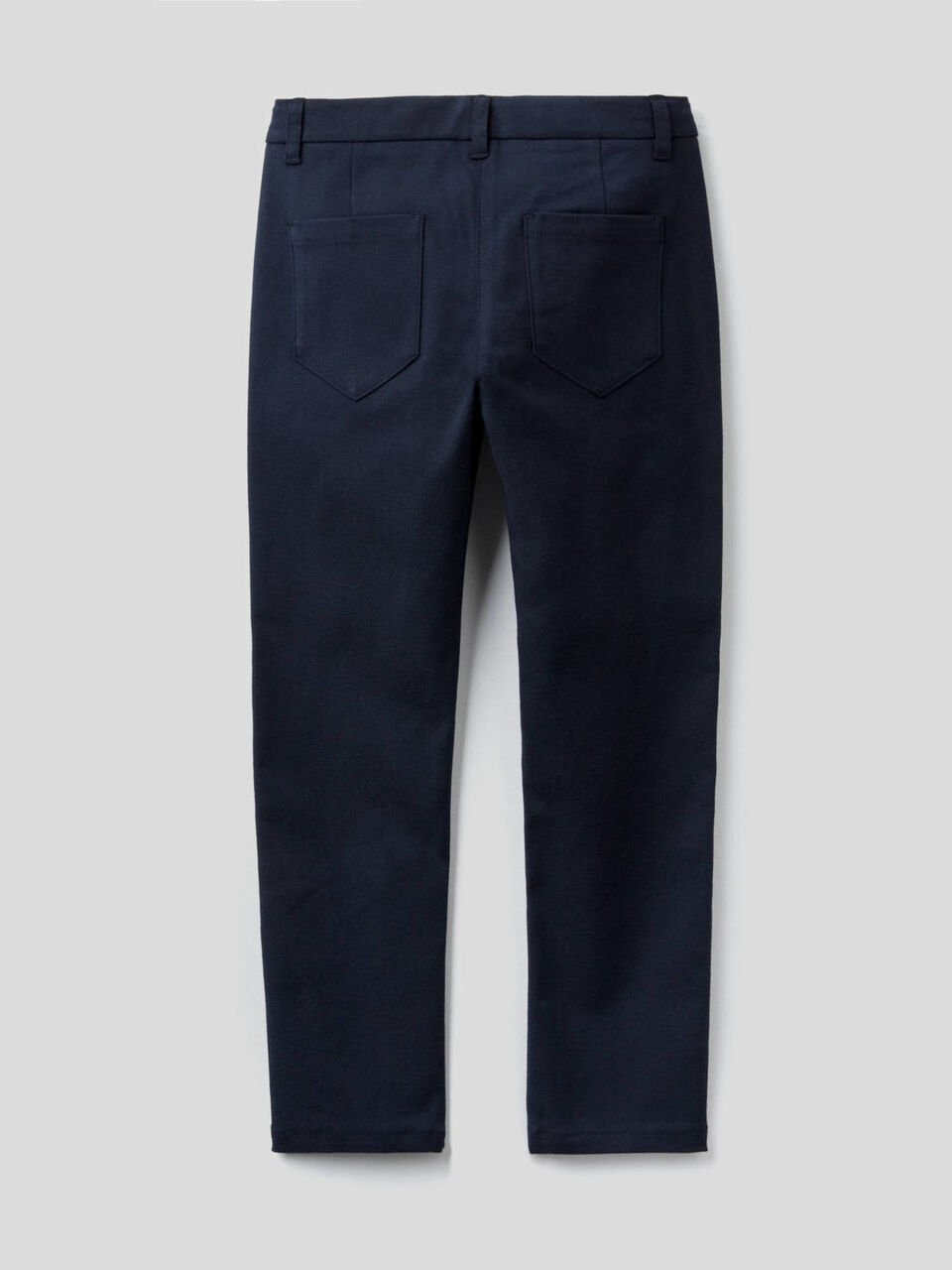 Skinny fit trousers in stretch flannel image number 2