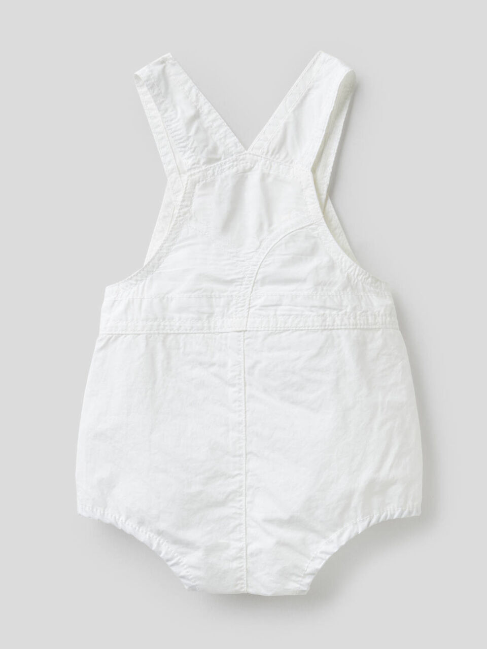 Overall onesie in 100% cotton image number 2