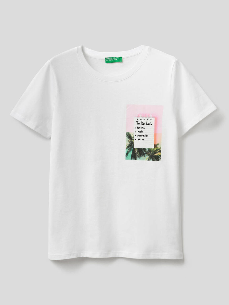 100% cotton t-shirt with print image number 1