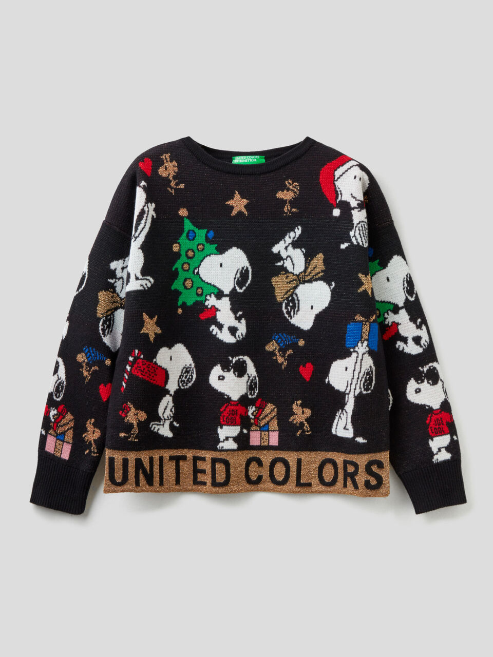 Peanuts Christmas style sweater image number 1