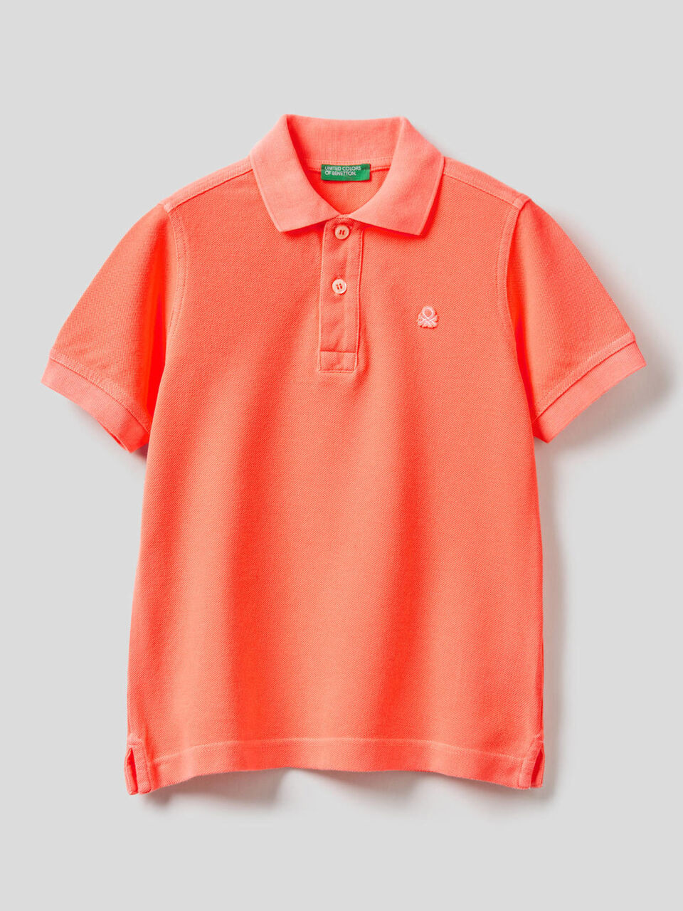 Pure cotton neon polo image number 1