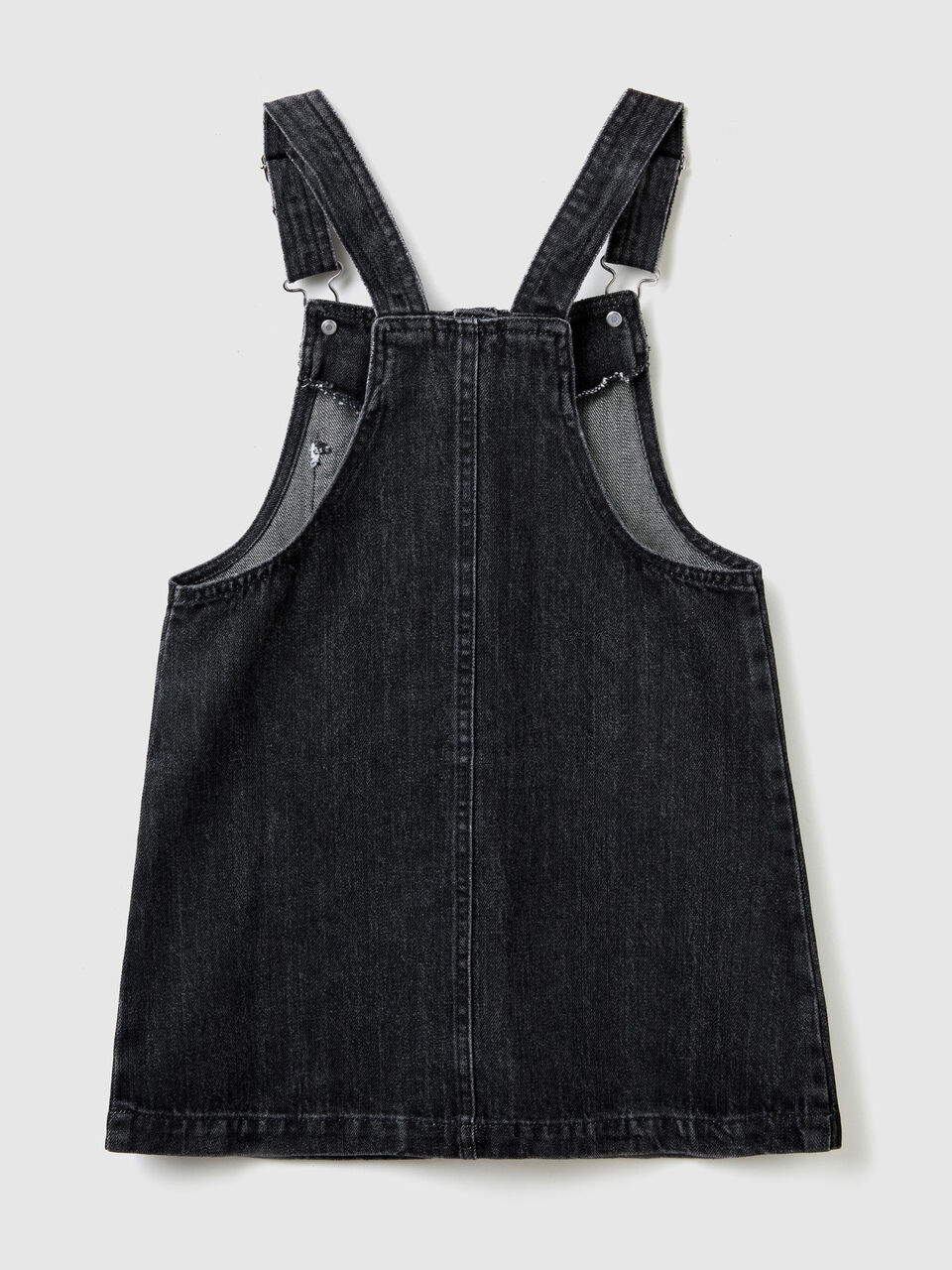 Denim overall skirt image number 2