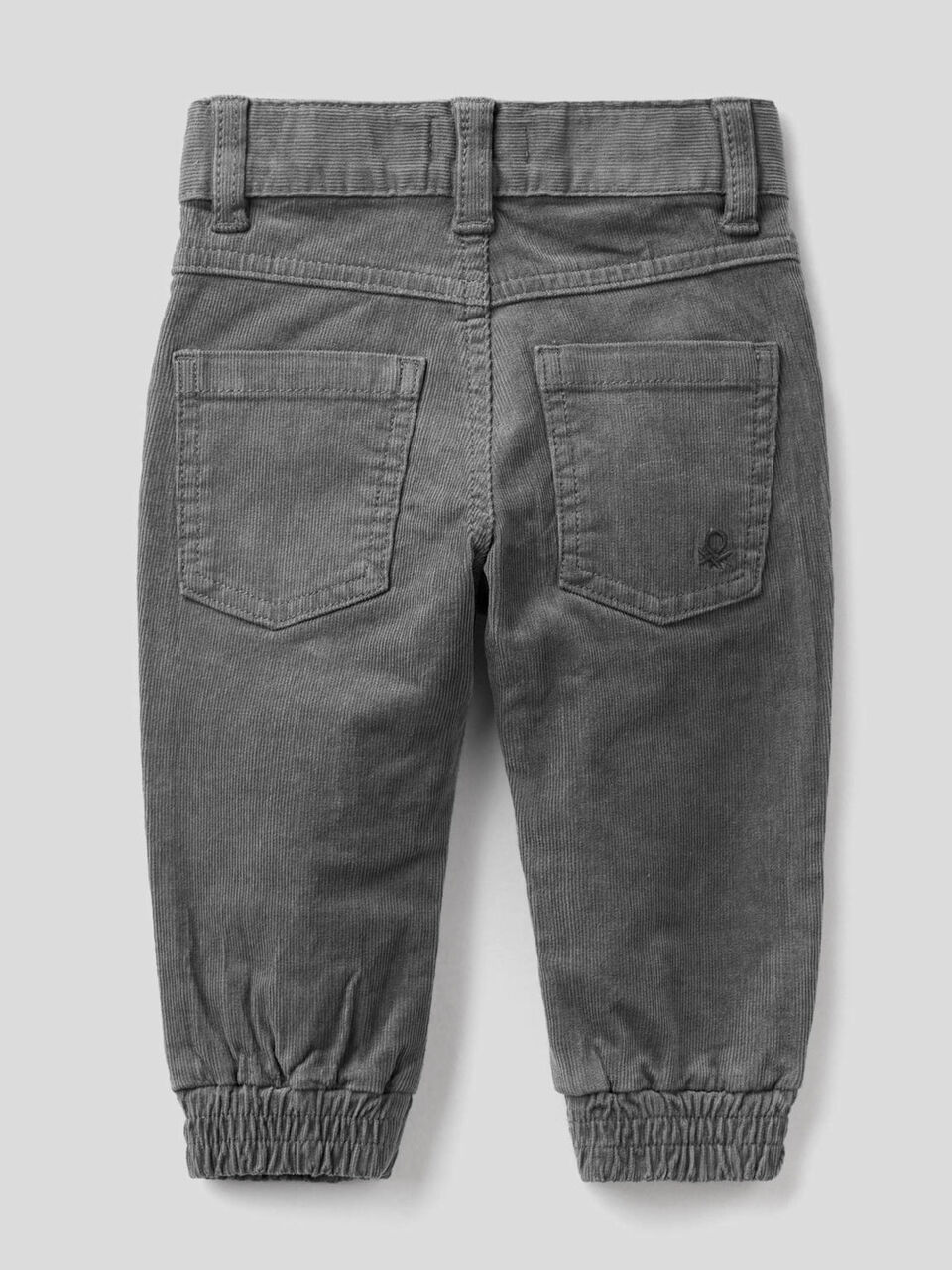 Stretch cotton velvet pants image number 2