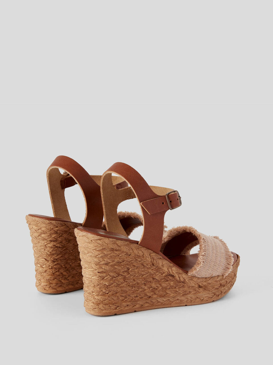 Sandals with rope look wedge image number 2