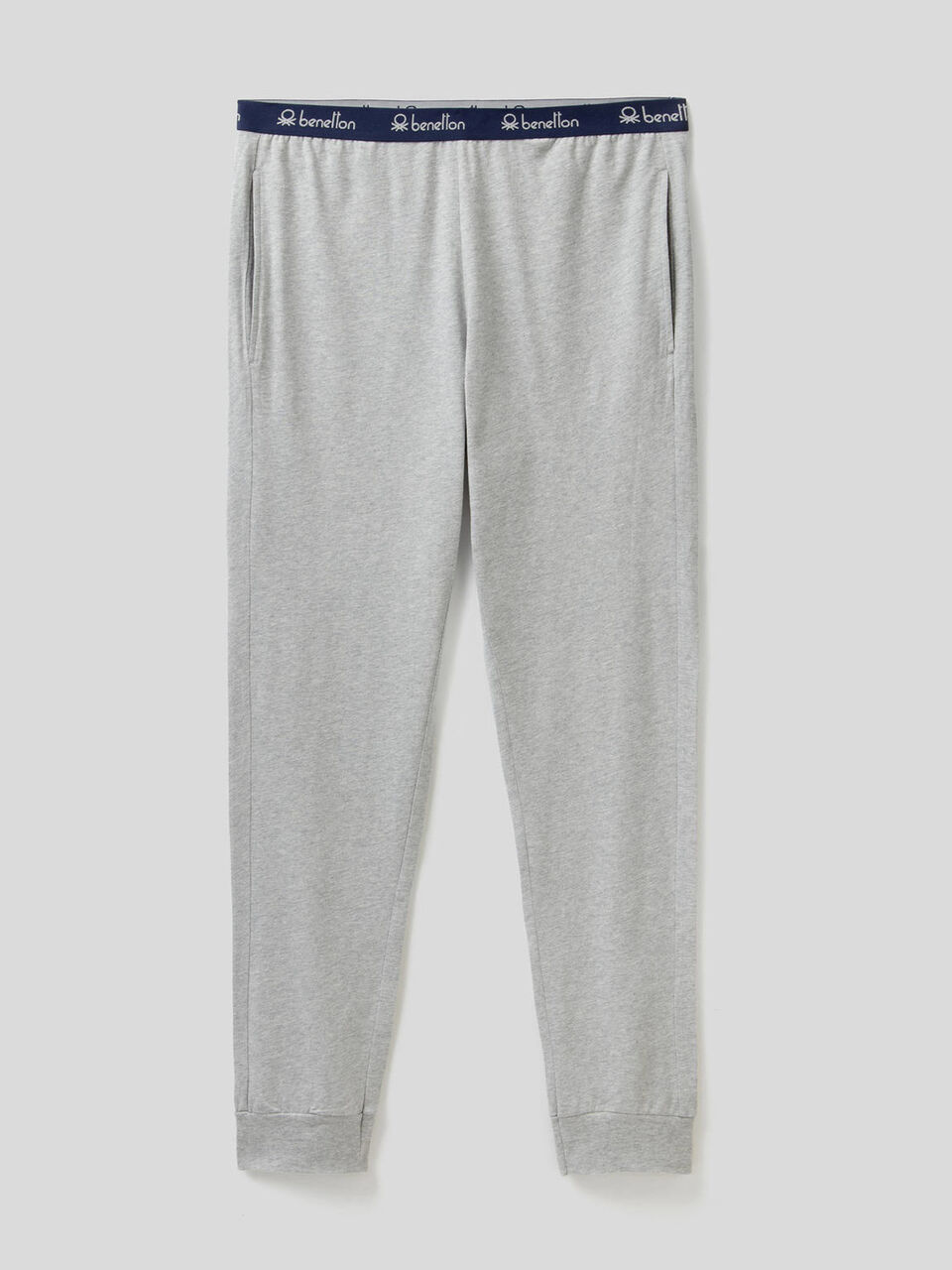 Trousers with elastic logo image number 1
