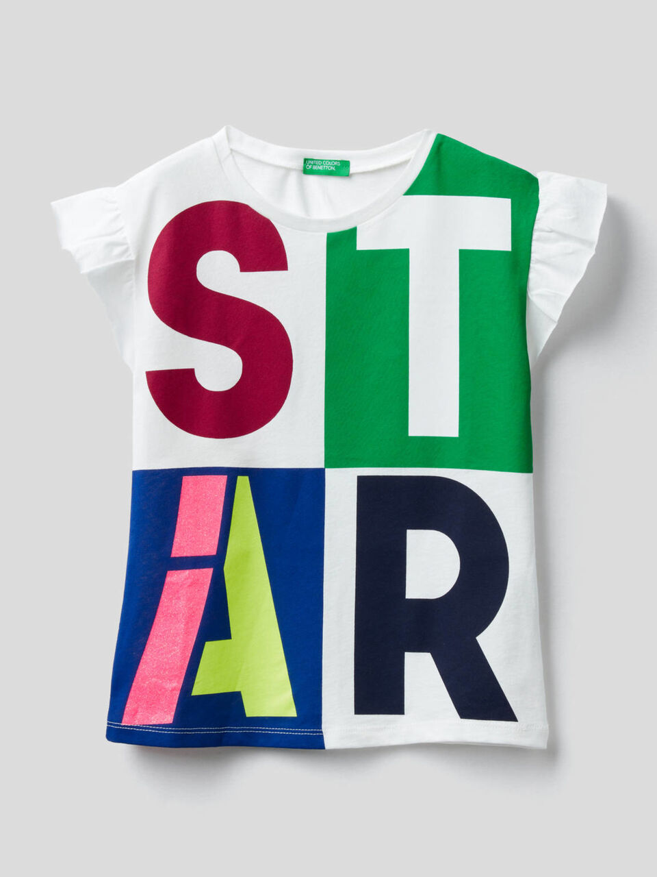 T-shirt with cap sleeves image number 1