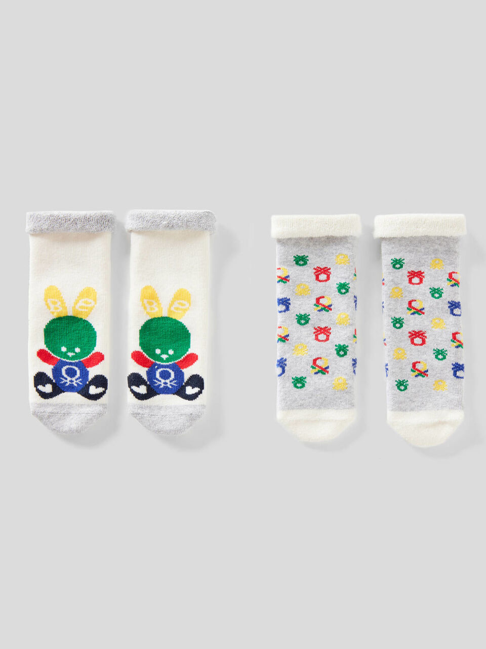 Socks in stretch cotton blend terry cloth image number 1