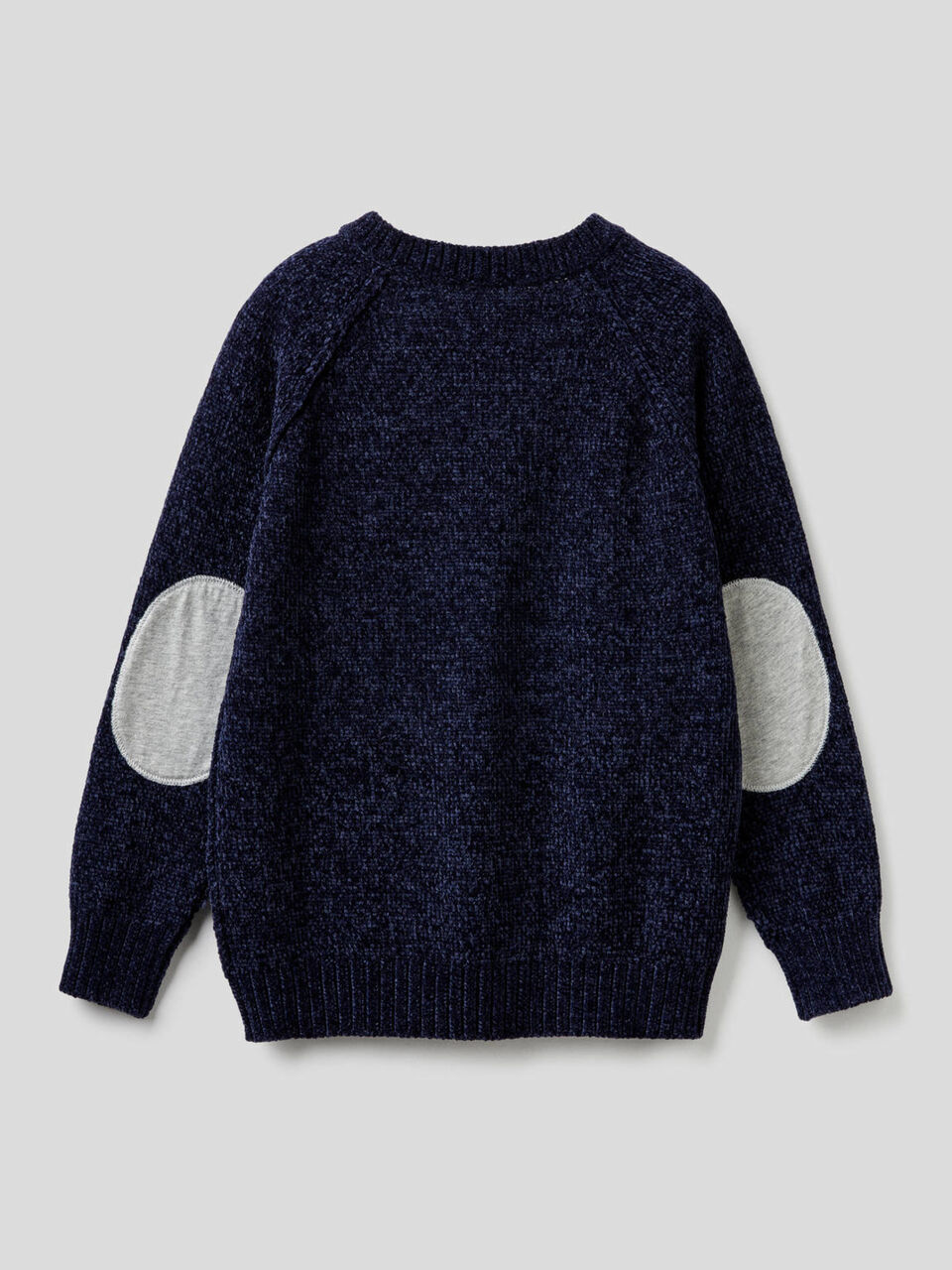 Chenille sweater with clashing details image number 2