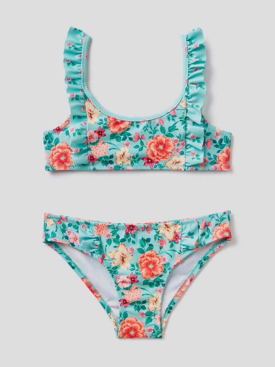 Floral pattern bikini image number 1