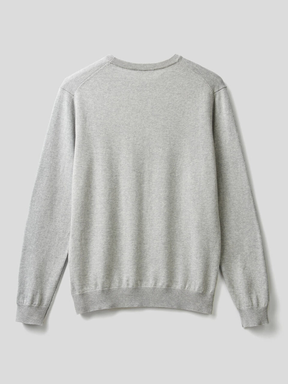 100% cotton crew neck sweater image number 2