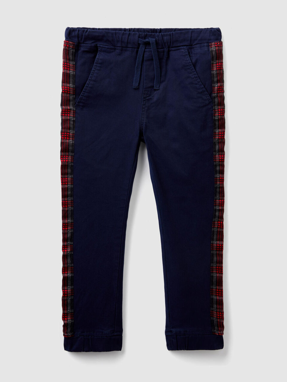Trousers with patterned bands image number 1
