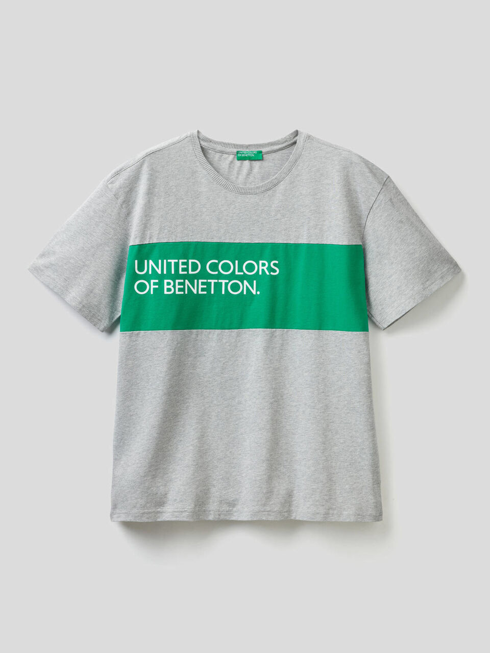 100% cotton t-shirt with clashing band image number 1