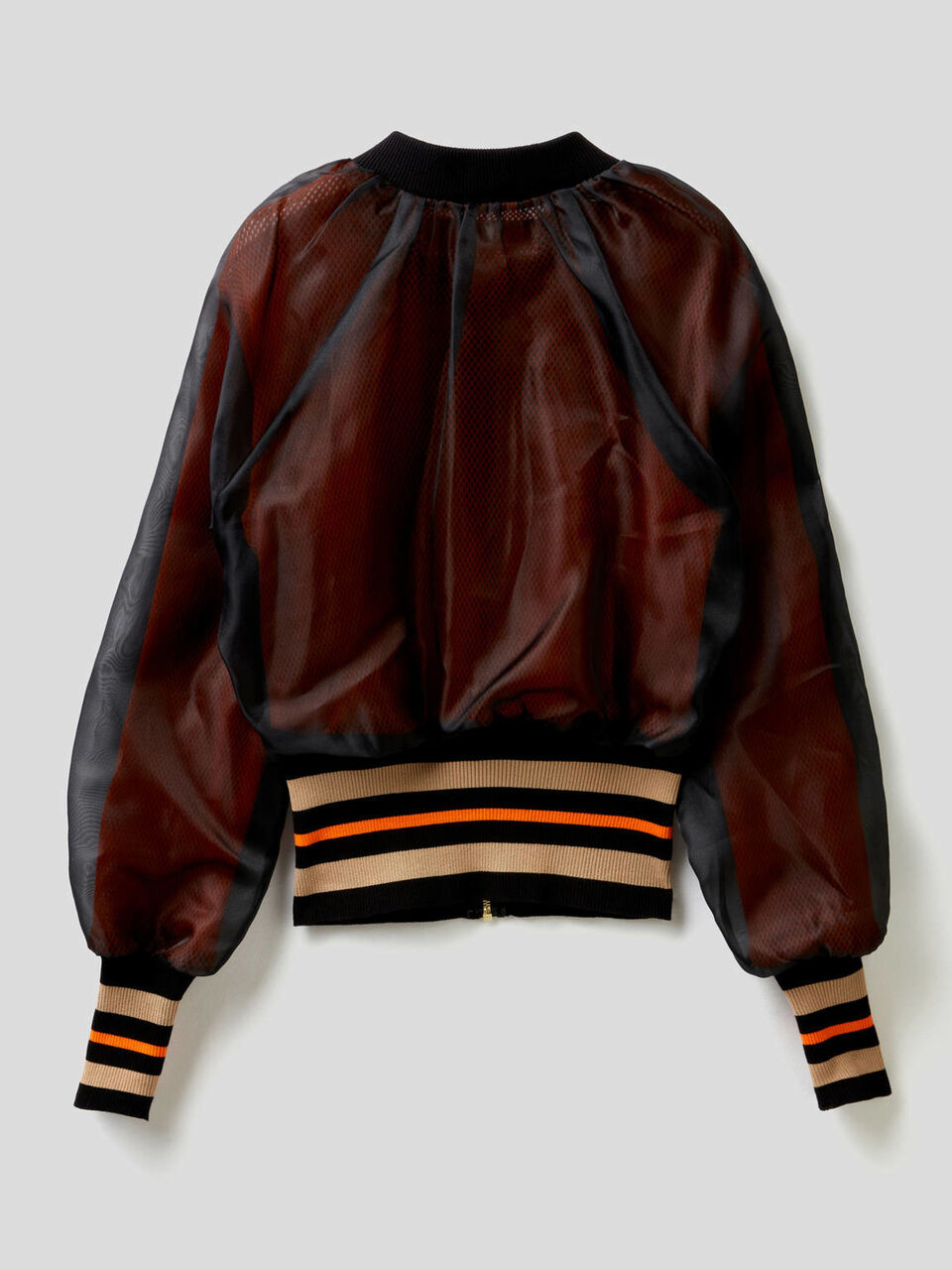 Bomber jacket with organza layer image number 2