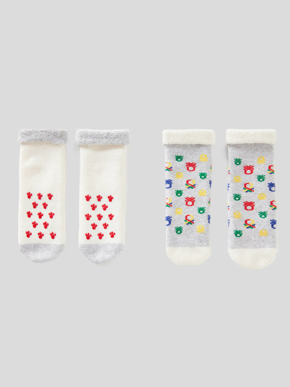 Socks in stretch cotton blend terry cloth image number 2