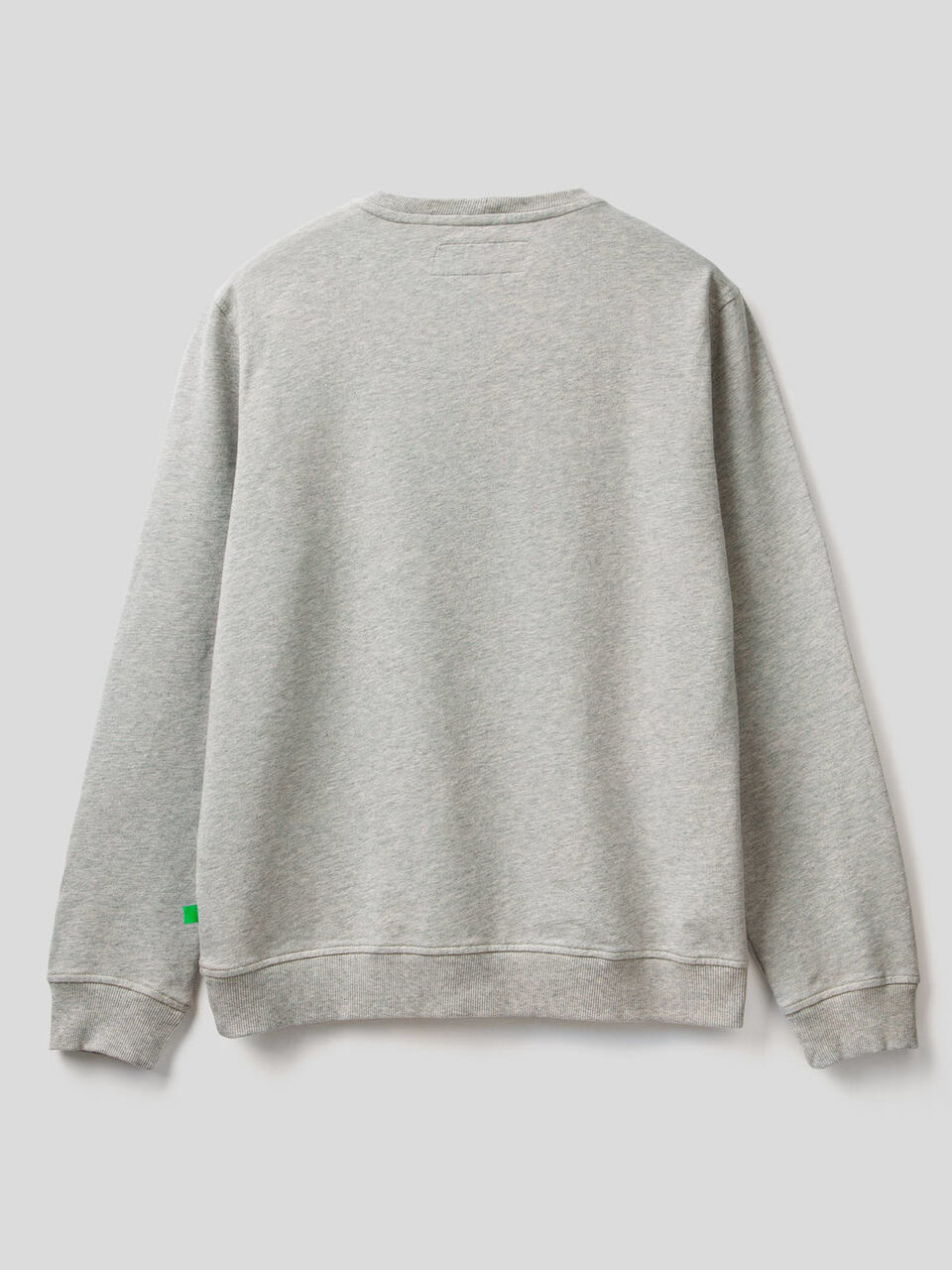 Sweatshirt in 100% organic cotton with print image number 2