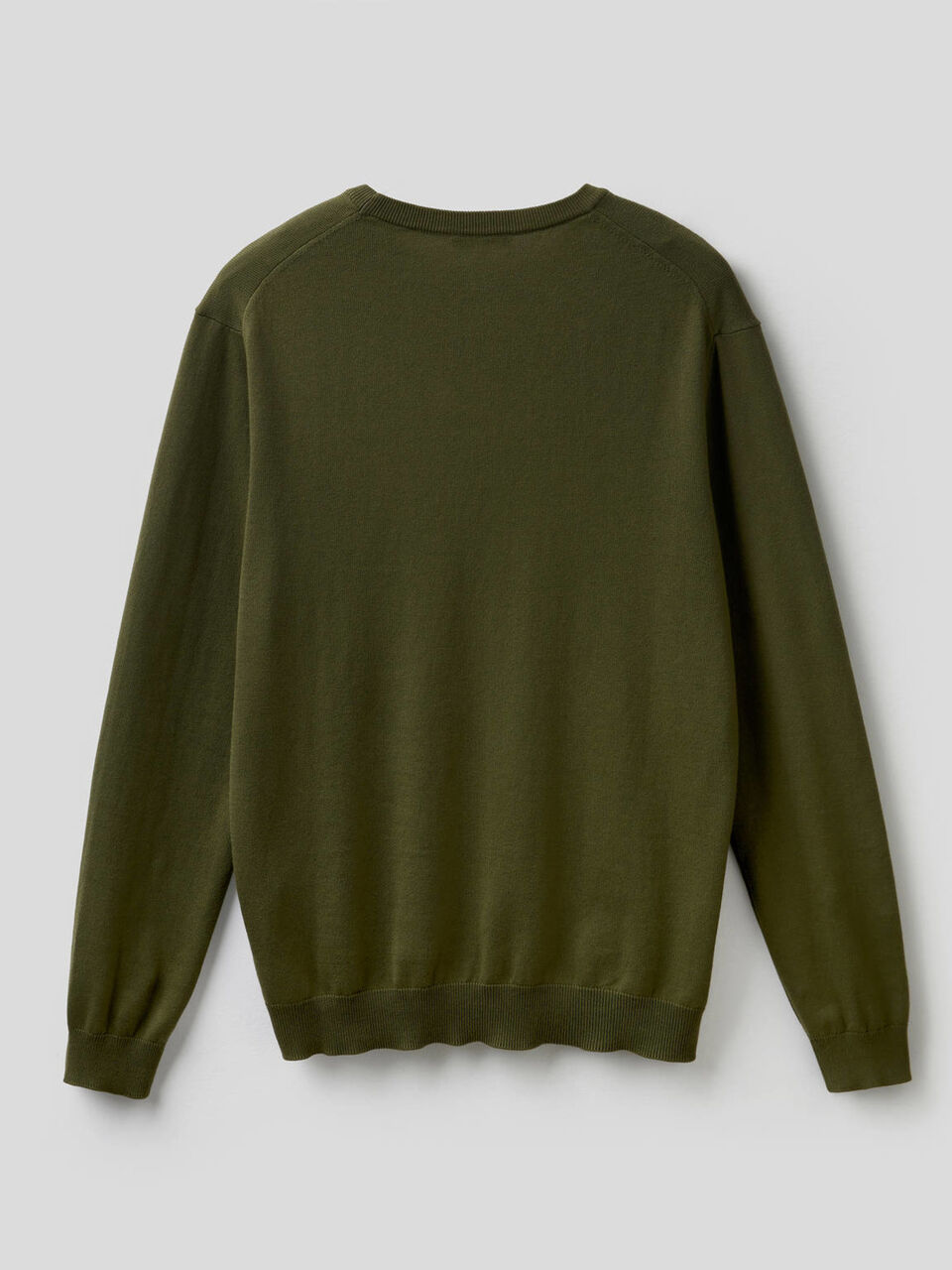 100% cotton crew neck sweater image number 2