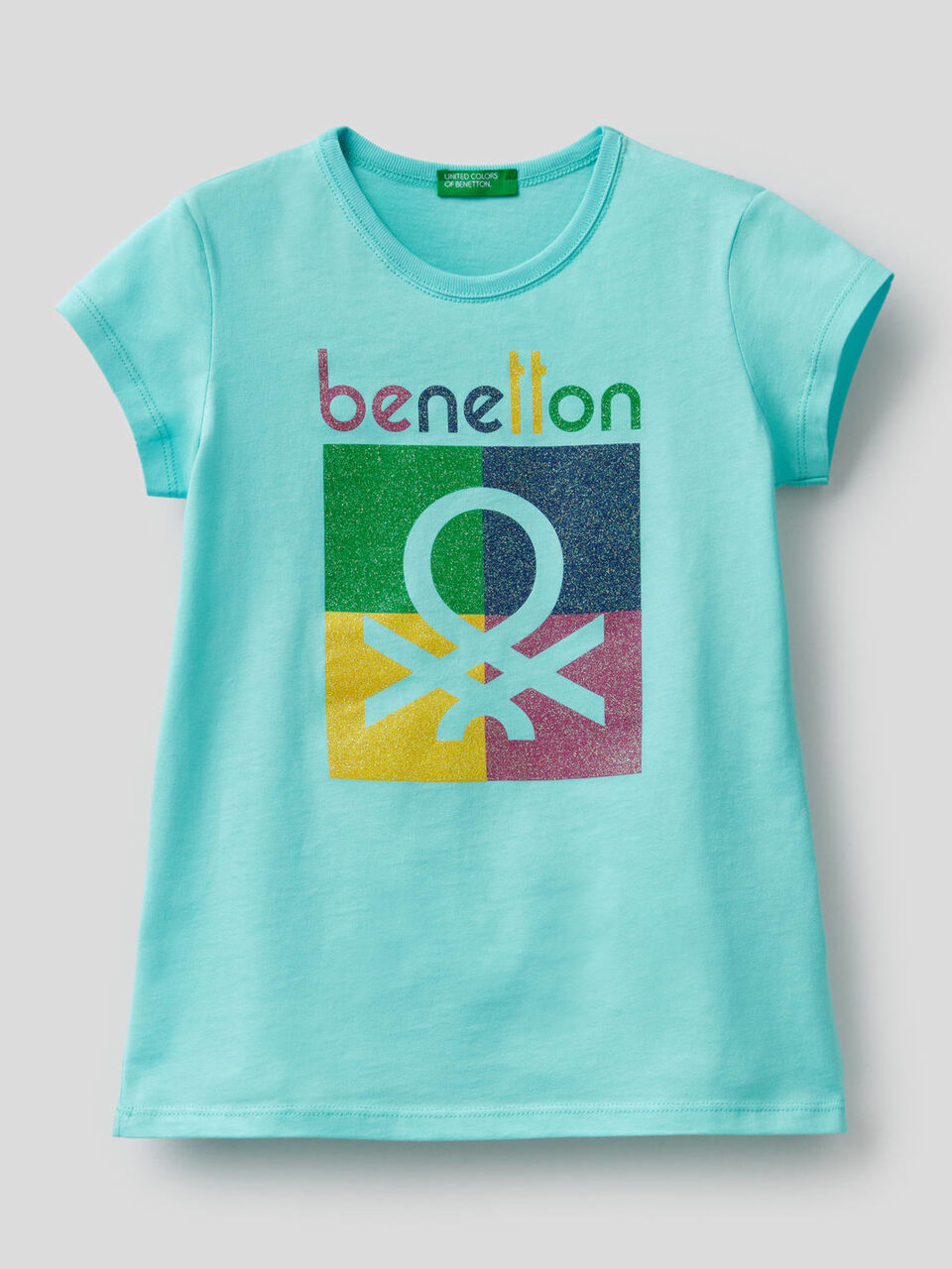 Pure cotton t-shirt with print image number 1
