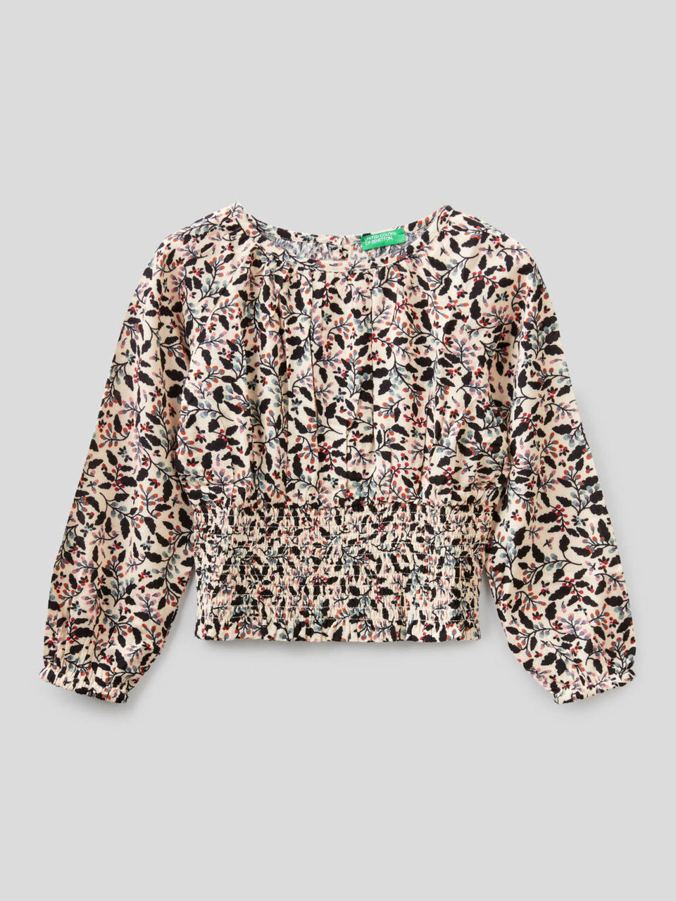 Patterned blouse in sustainable viscose image number 1