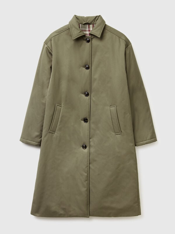 Long jacket with light padding Long jacket with light padding Women