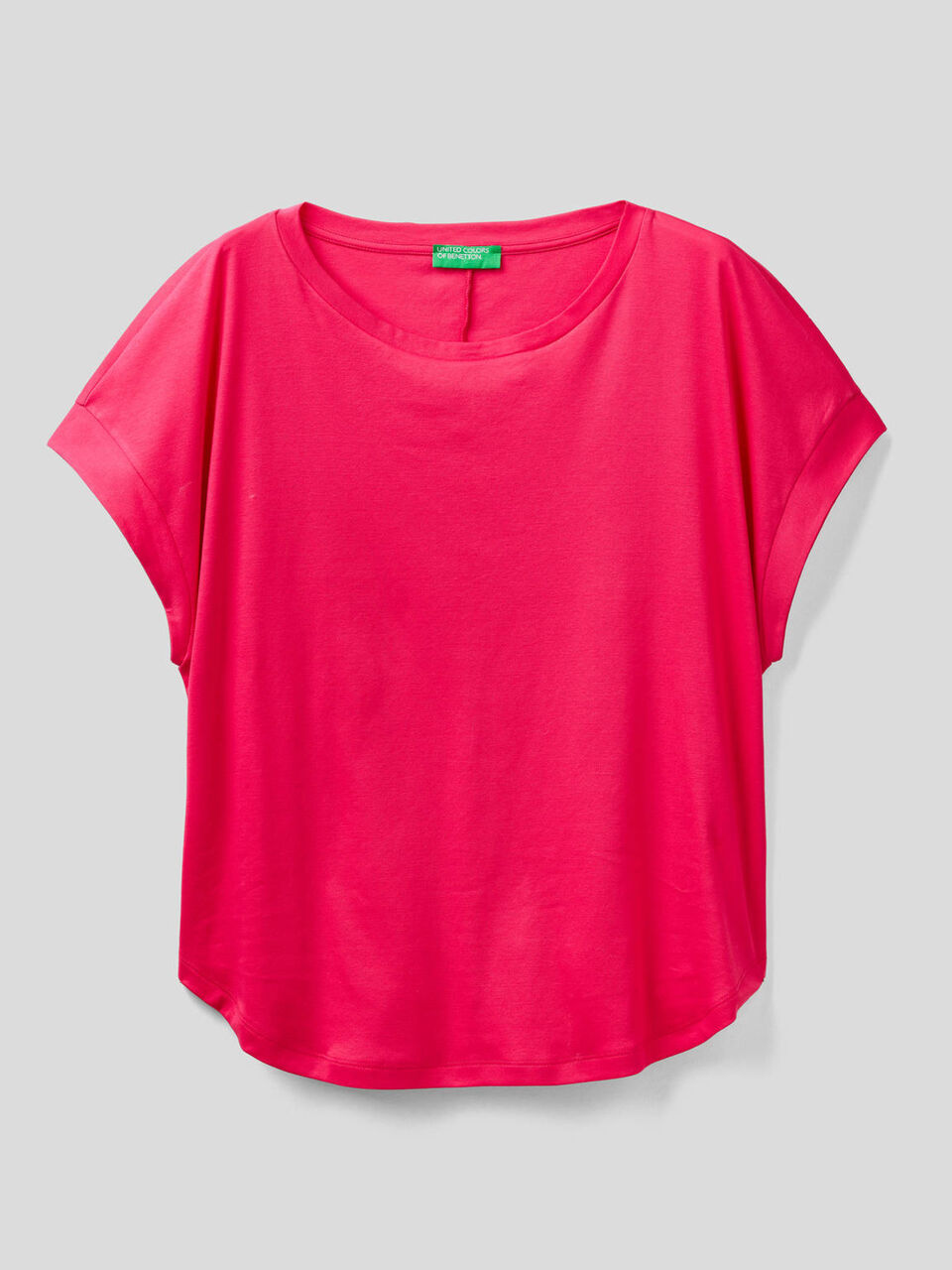 Kimono sleeve t-shirt in 100% cotton image number 1