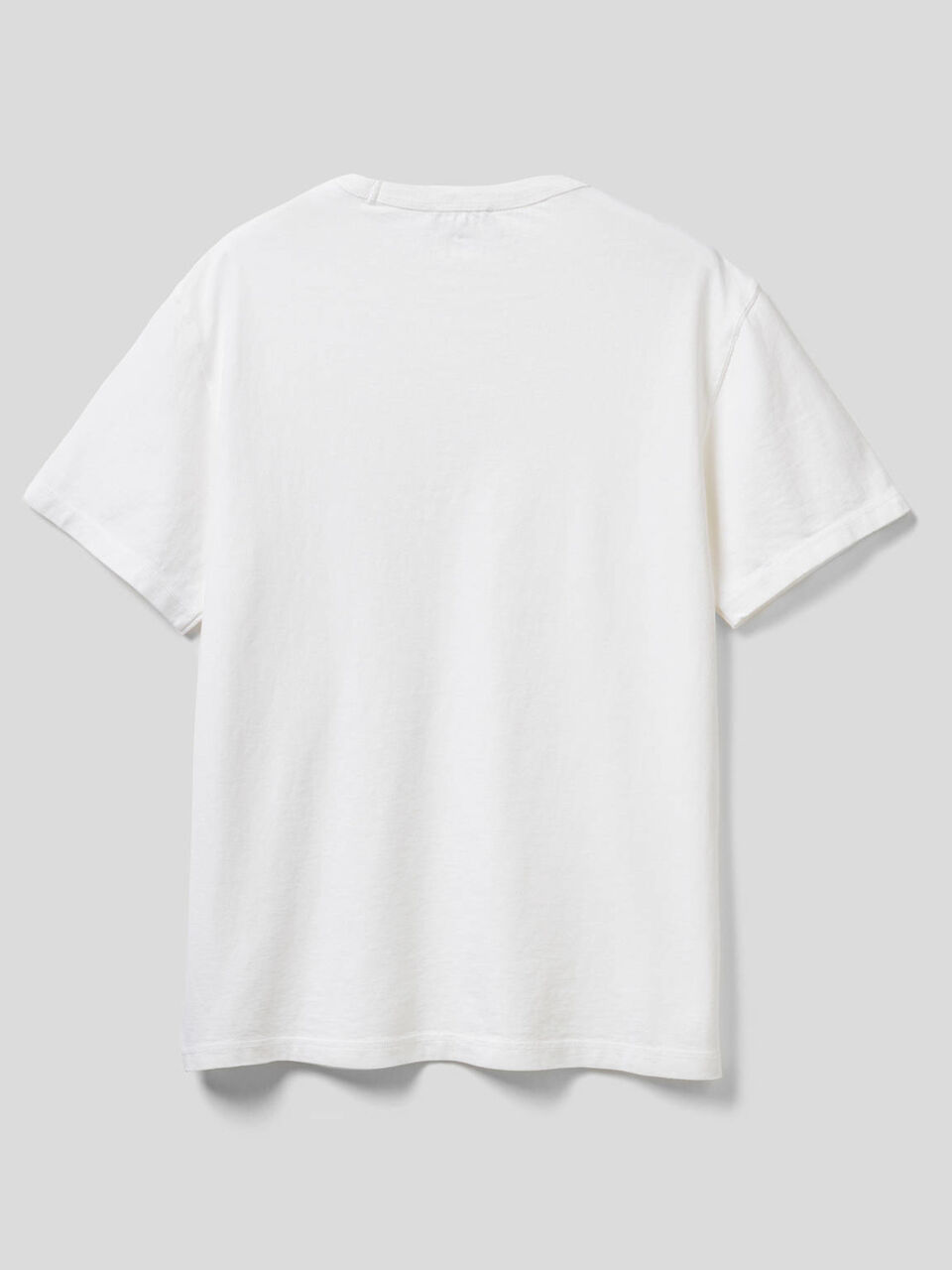 Crew neck t-shirt in pure cotton image number 2