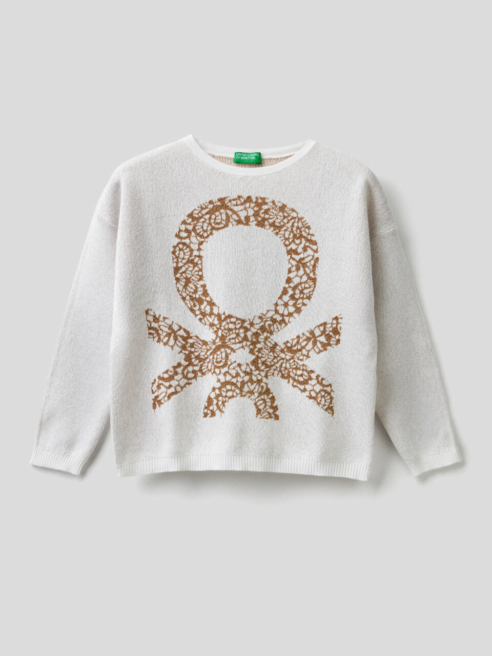 Boxy sweater with inlay image number 1