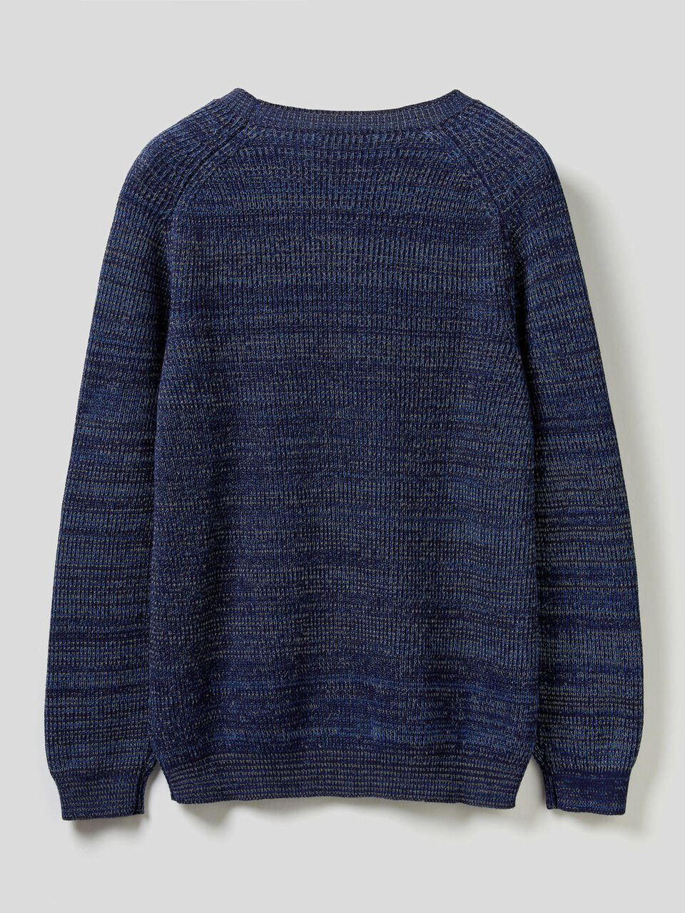 Crew neck sweater in pure cotton image number 2