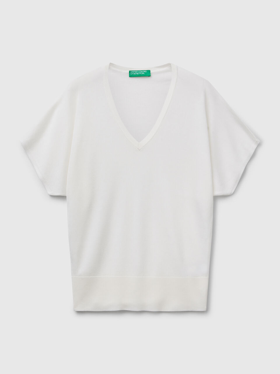 V NECK SWEATER H/S Women image number 1