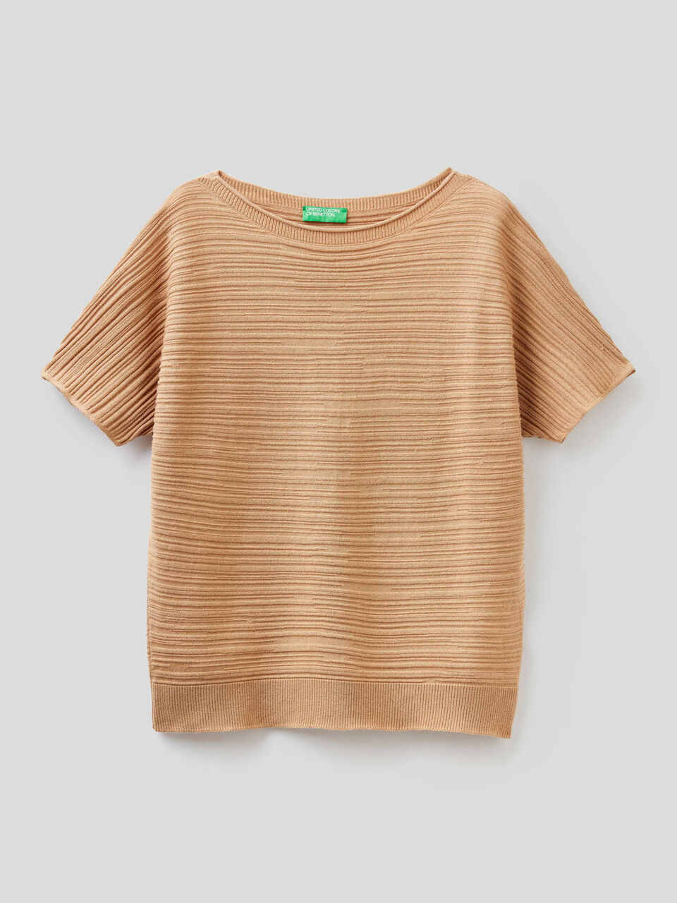 Sweater in pure cotton image number 1