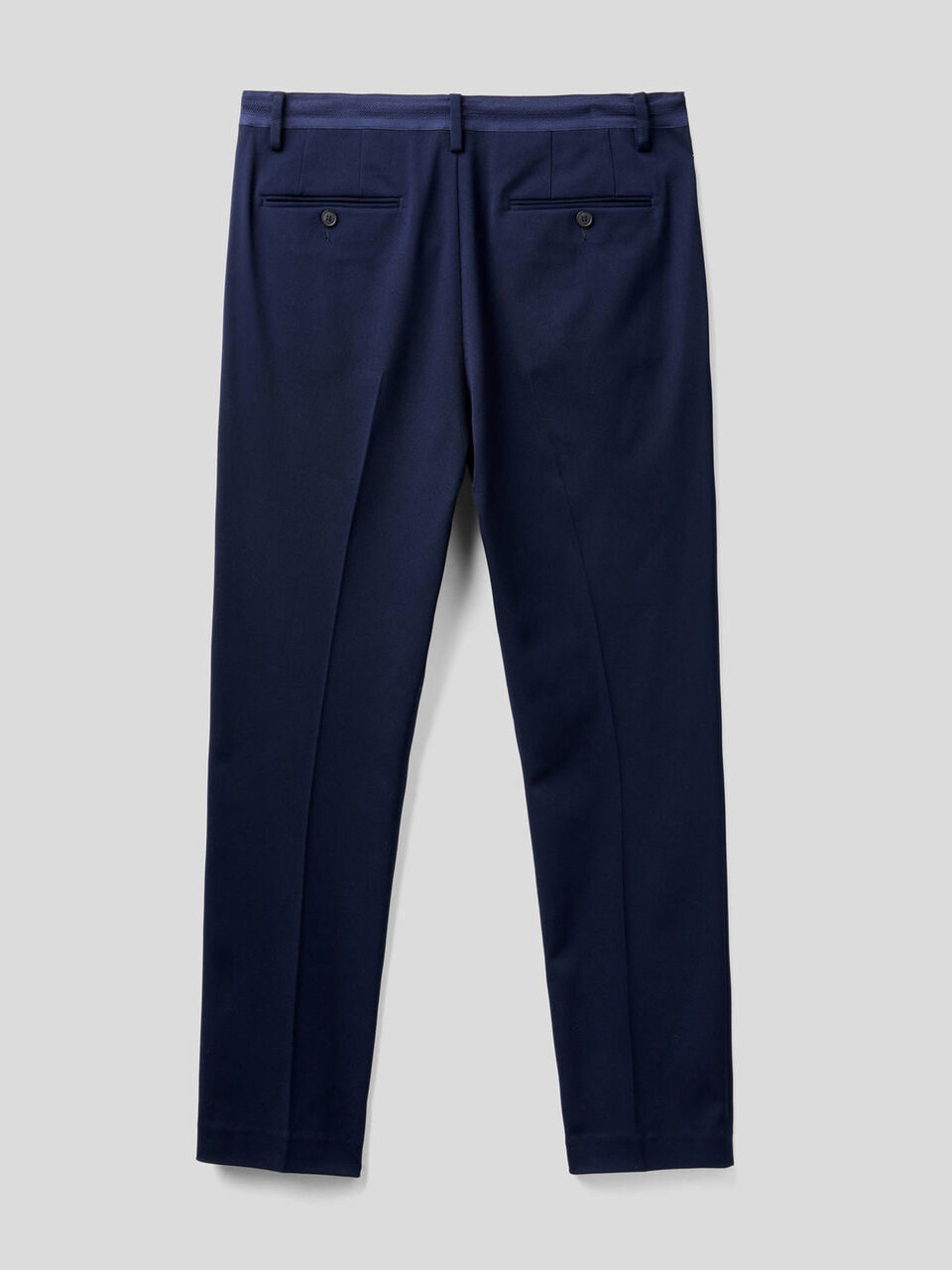 Yarn dyed trousers with drawstring image number 2