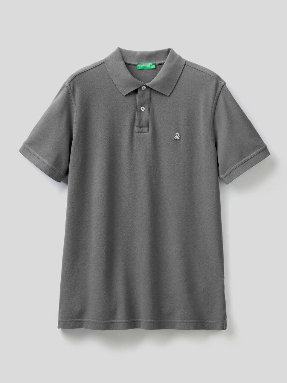 Short sleeve polo in 100% cotton image number 1