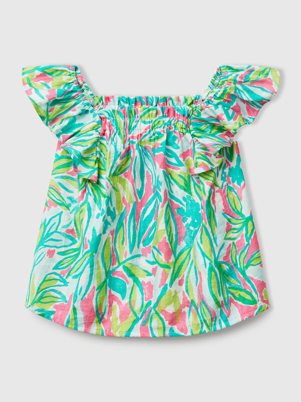 Top with floral print Junior Girl