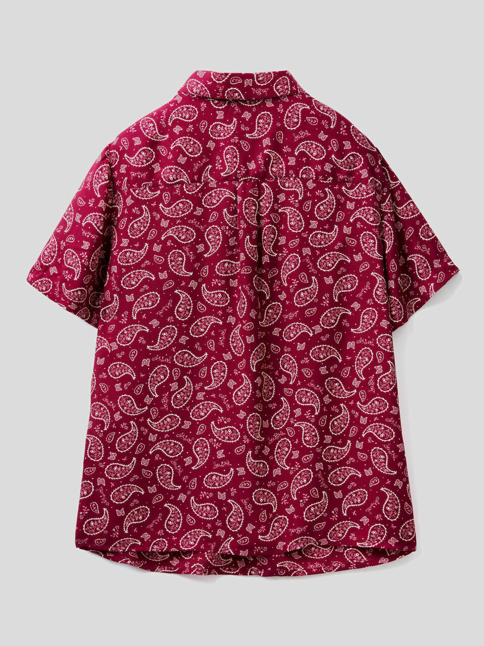 Short sleeve shirt with V-neck image number 2