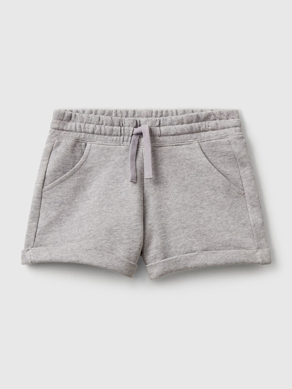 100% cotton fleece shorts Junior Girl