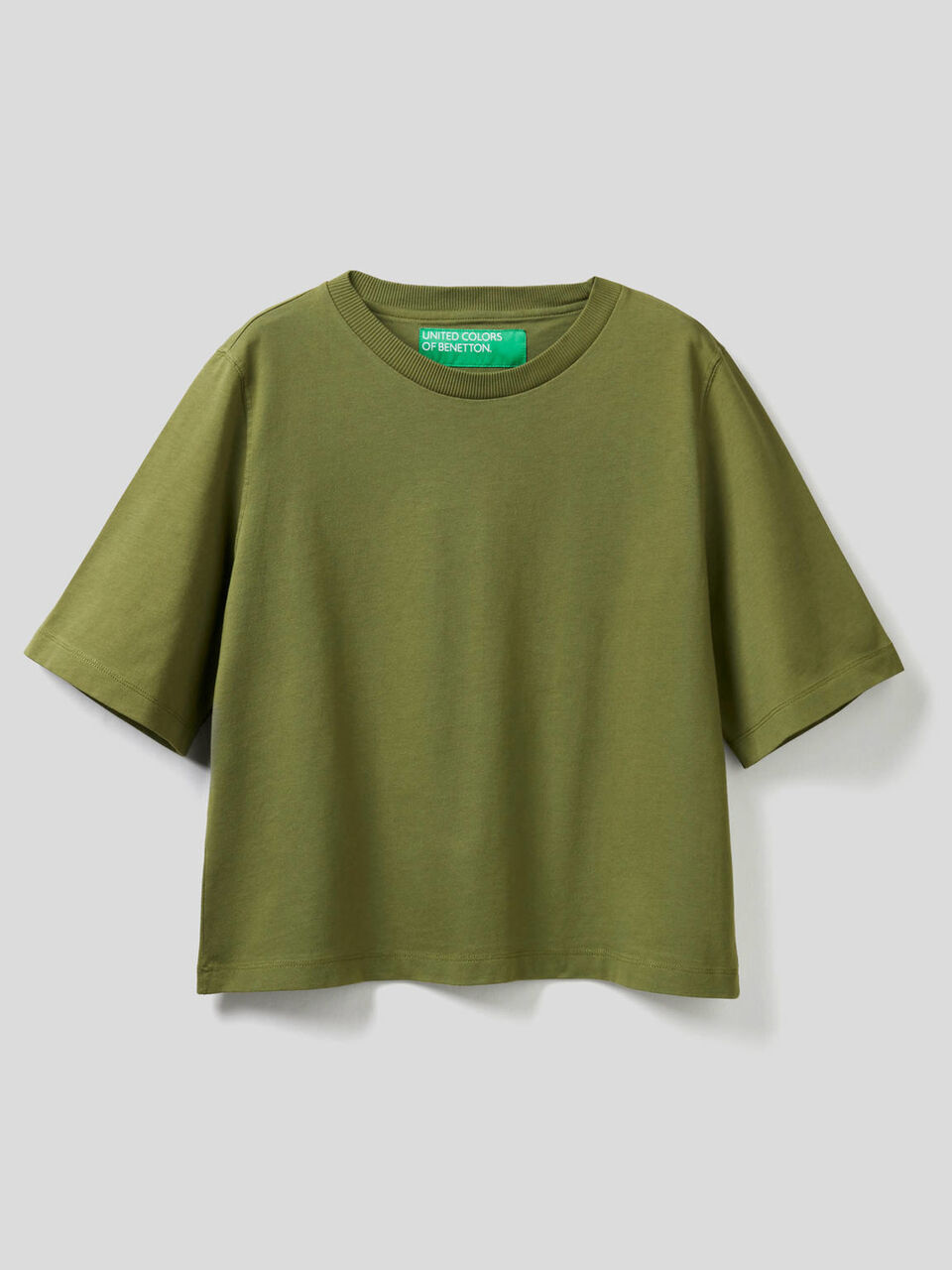100% cotton boxy fit t-shirt image number 1